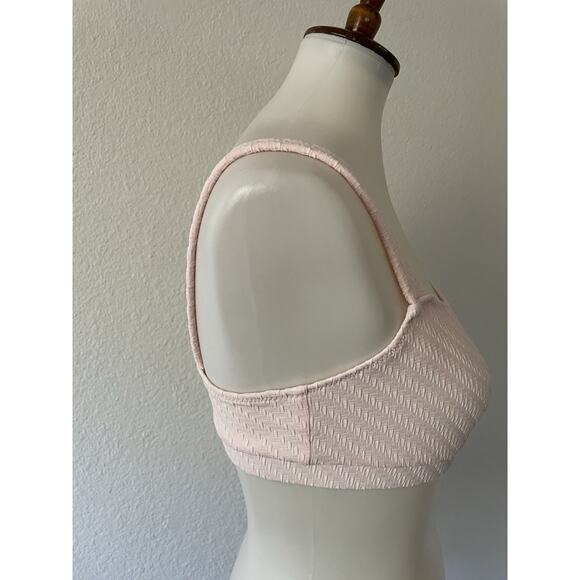 Solid & Striped Swim Pullover Bikini Top Textured Swimwear - Picture 4 of 8